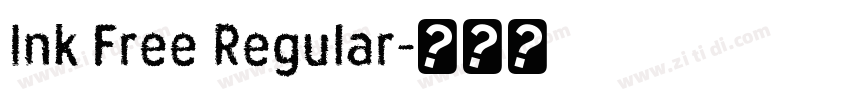 Ink Free Regular字体转换